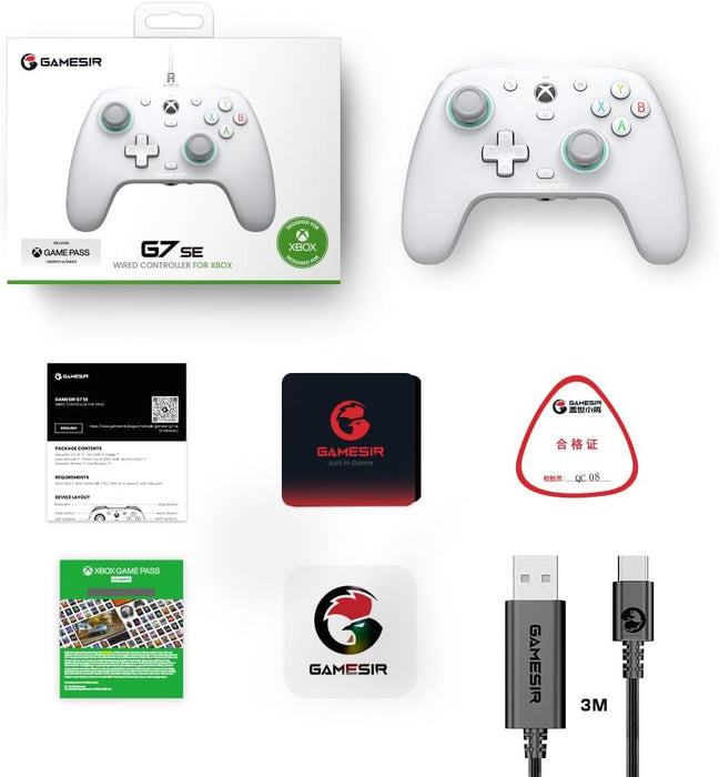 Control Joystick Gamesir G7 Se Blanco GRADO B