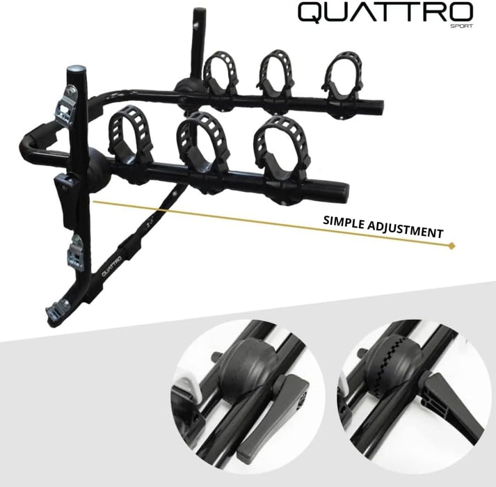 PORTABICICLETAS TRASERO QUATTRO SPORT - GRADO B