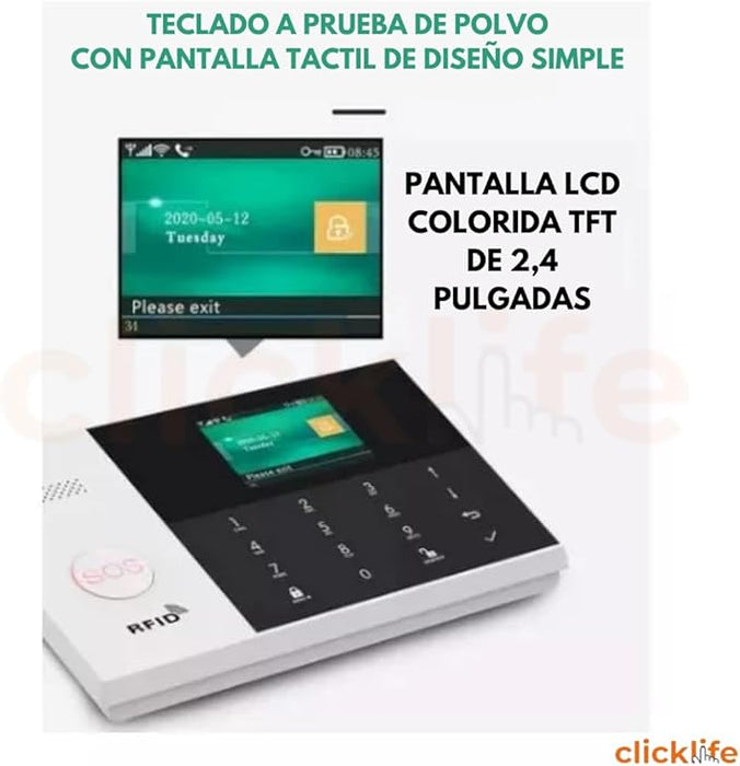 Sistema de Alarma Inalámbrico 4G WF Home Security