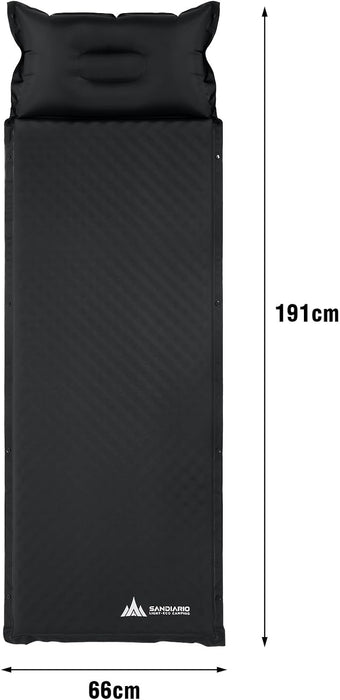 Sandiario ColchÃ³n Autoinflable Acampar Con Almohada