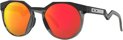 LENTES DE SOL OAKLEY CASTEL PRIZM AJUSTE ANCHO PARA HOMBRE COLOR GRIS COLOR DE LA LENTE ROJO COLOR DE LA VARILLA GRIS COLOR DEL ARMAZON GRIS DISEÑO ESPEJEADO GRADO A