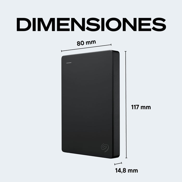 DISCO DURO PORTABLE 2 TB STGX2000400 USB 3.0 NEGRO SEAGATE GRADO A
