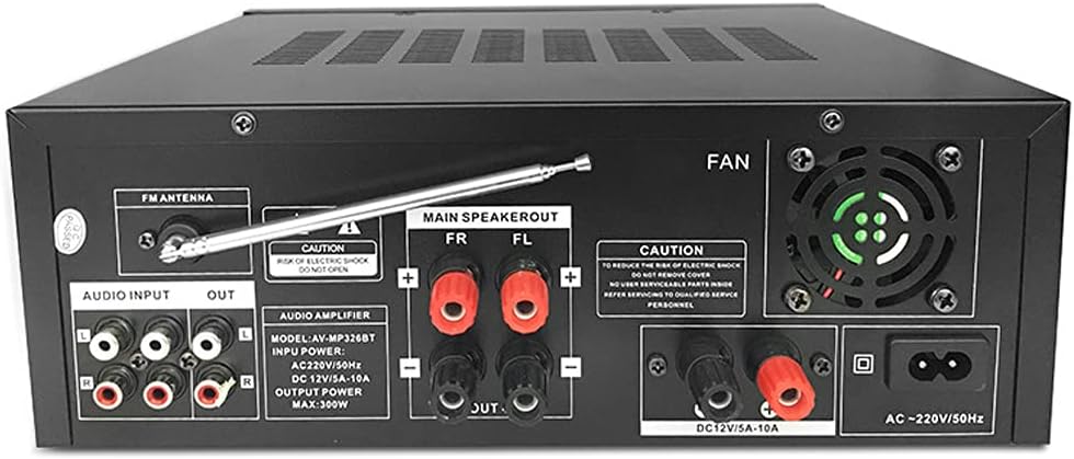AMPLIFICADOR ESTÉREO BLUETOOTH PARA CINE EN CASA 4 CANALES GRADO B