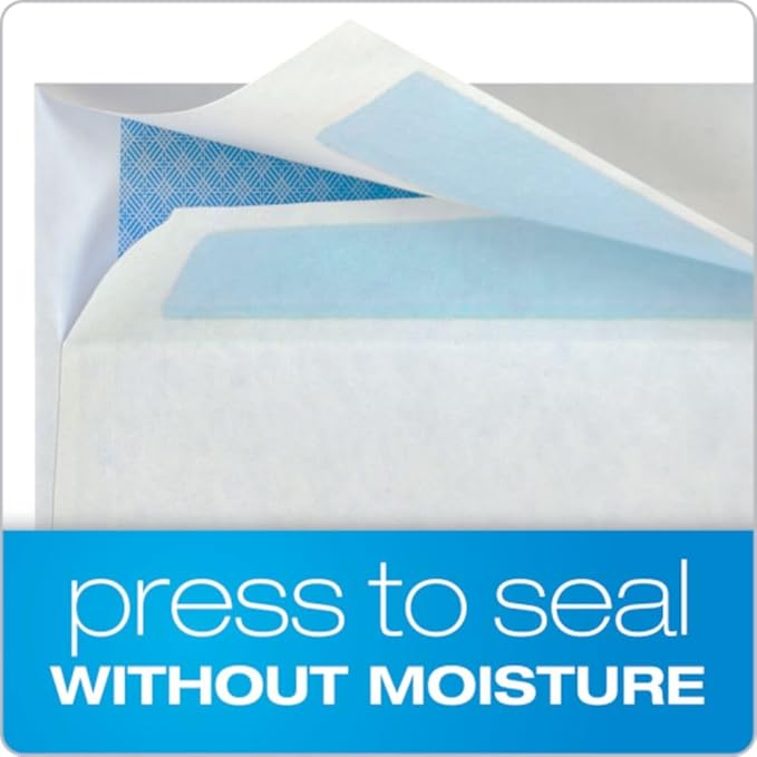 Quality Park #10 Double-Window Self-Seal Security Envelopes, For Business Statements, Invoices, 4-1/8" x 9-1/2", White, 24-lb, 500 Per Box (QUA24559) GRADO B