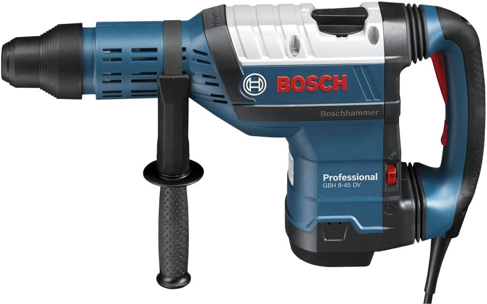 MARTILLO PERFORADOR BOSCH GBH 8-45 DV 1500W 127V CON MALETÍN AZUL GRADO B