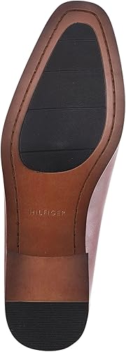 TOMMY HILFIGER SENNER - MOCASINES PARA HOMBRE, MARRÓN OSCURO, 27.5 CM GRADO B