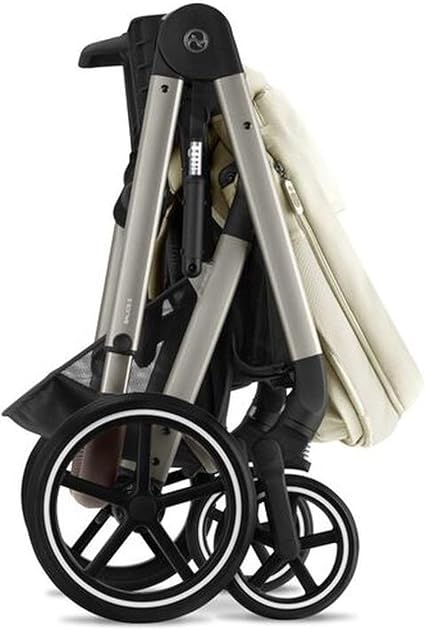carriola cybex balios s color beige chasis café con plata grado B