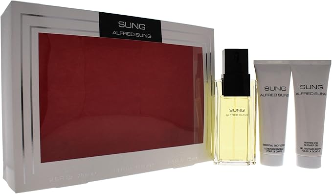 Set de Regalo Perfume Sung de Alfred Sung para Mujer - 3 Piezas GRADO B