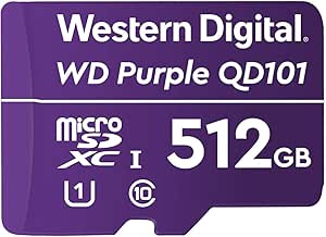 PAQUETE DE 3 MEMORIAS MICRO SD 512GB WESTERN DIGITAL VIDEOVIGILANCIA GRADO A