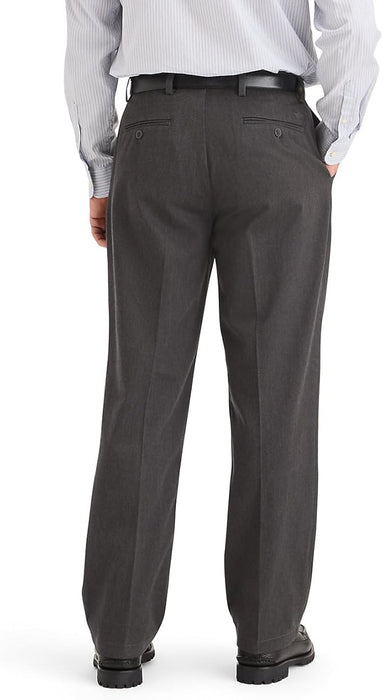 PANTALÓN SIGNATURE KHAKI STRAIGHT FIT IRON FREE CON STAIN DE GRIS CLARO 32 32 GRADO B