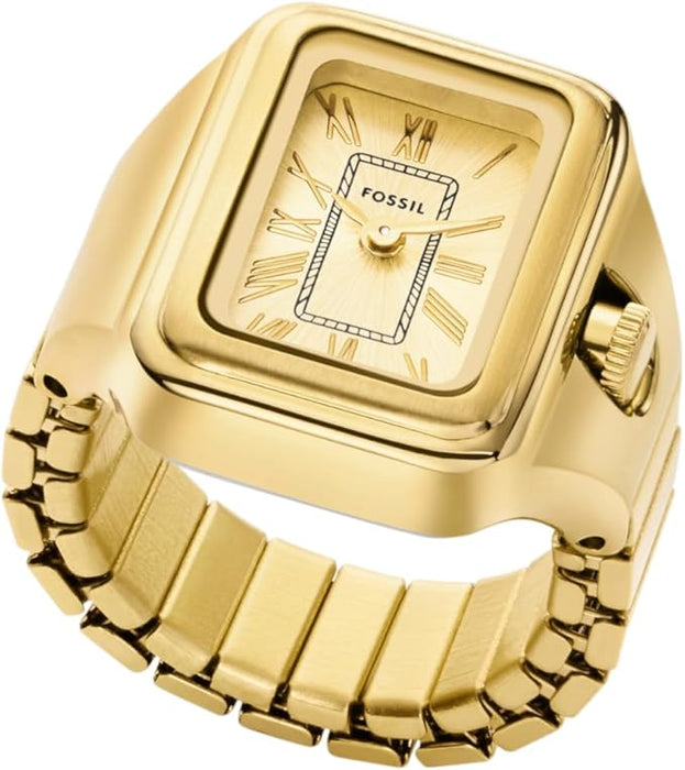 Reloj Mujer Fossil Raquel Forma De Anillo Dorado GRADO B