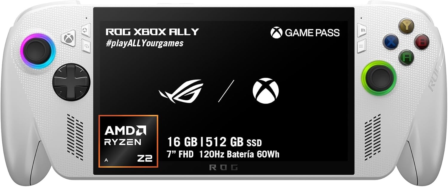 CONSOLA ROG XBOX ALLY AMD RYZEN Z2A 16GB 512SSD BLANCA GRADO A