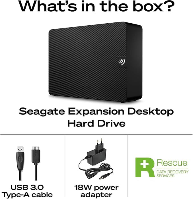 DISCO DURO EXTERNO SEAGATE ESPANSION 24TB STKP24000400 NEGRO GRADO A