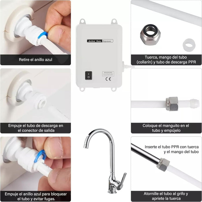 BOMBA PARA REFRIGERADOR AGUA PARA MAQUINAS GRADO A