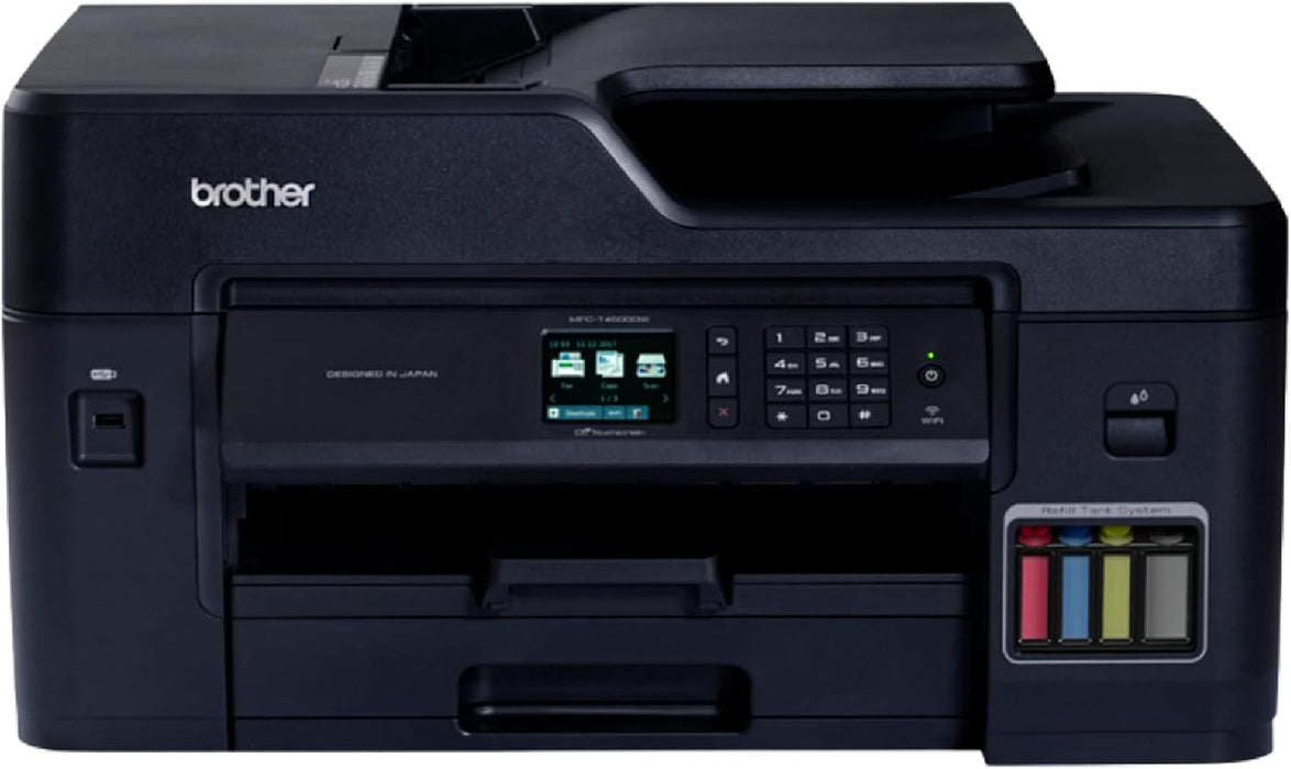BROTHER MFC-T4500DW – MULTIFUNCIONAL 3 EN 1 – TAMAÑO DOBLE CARTA – GRADO B (SCANNER ATORADO – ENCIENDE – PARA REPARACIÓN)