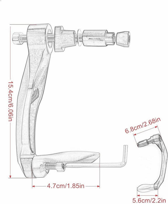 Yamaha Bajajpulsar Ns200 Etc Protector De Maneta De Embrague 1680