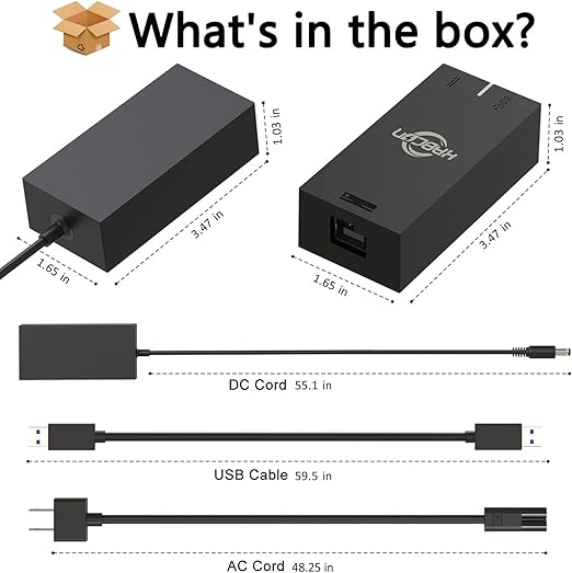 Xbox Kinect Adapter for Xbox One S, Xbox One  Grado B