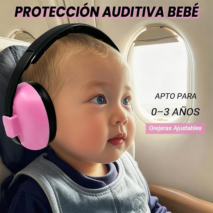 Orejeras Contra Ruidos Para Bebé Protección Auditiva GRADO B