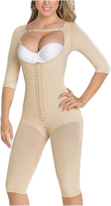 faja postquirurgica colombiana con mangas quirurgica-rocio 1600