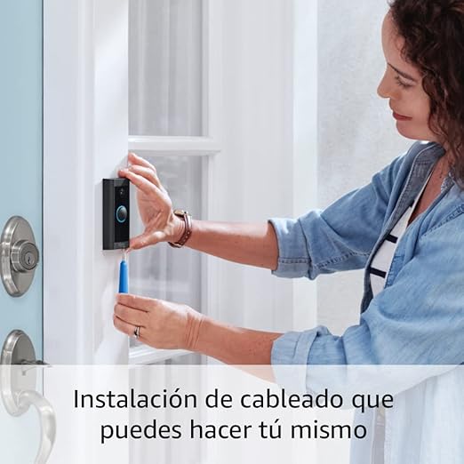 TIMBRE CON CAMARA CABLEADO RING DOORBELL WIRED 1
