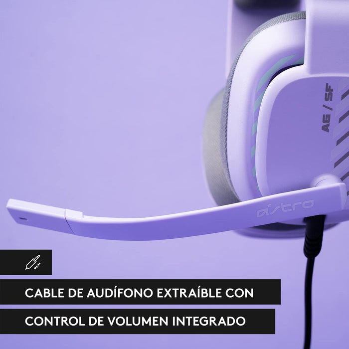 AUDIFONOS LOGITECH ASTRO A10 2GEN PS5 PC MAC SWITCH XBOX COLOR LILA GRADO B
