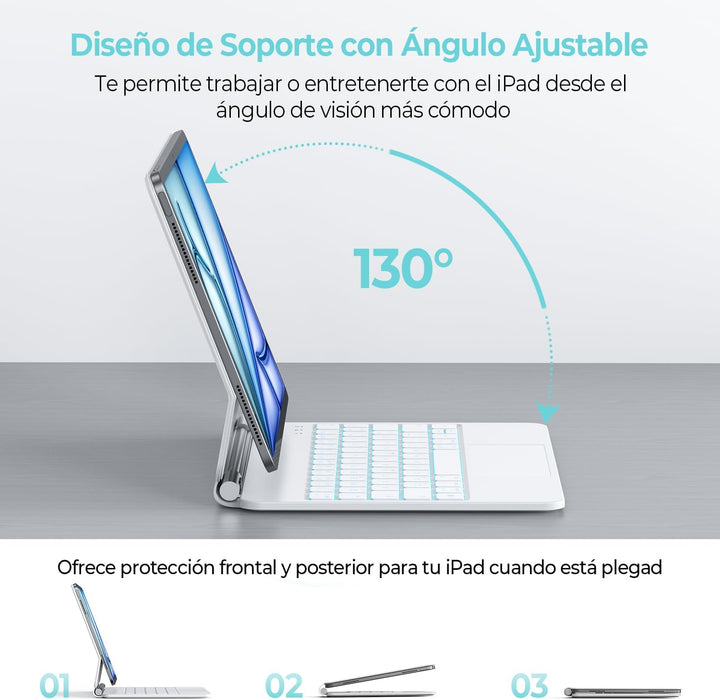 MAGIC KEYBOARD APPLE IPAD AIR E PRO 11 PULGADAS GRADO A