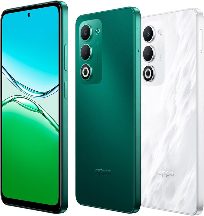 OPPO A5 VERDE AURORA 256 GB + 4GB, CAMARA 50MP + 5MP, BATERI­A DE 5 AÑOS + CARGA RÃ¡PIDA 45W, RESISTENCIA GRADO MILITAR, PANTALLA ULTRABRILLANTE 1000 NITS, AI GRADO A
