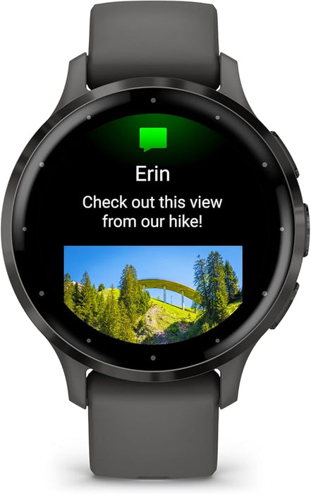 SMARTWATCH GARMIN VENU 3S 010 02785 02 DISPLAY DE 1 2 CON CORREA COLOR NEGRO GRADO A