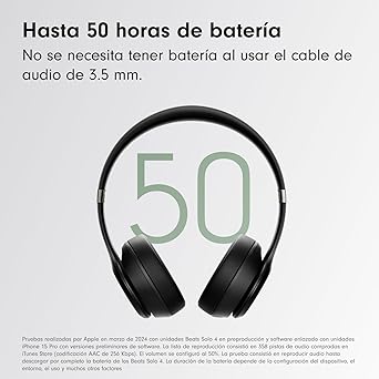 Audifonos Beats Solo4 Negro GRADO A
