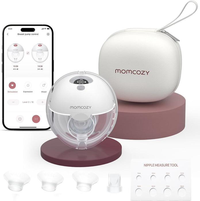MOMCOZY M5 EXTRACTOR DE LECHE ELÉCTRICO PORTÁTIL 1 UNIDAD GRADO A