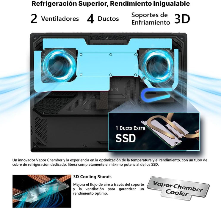 LAPTOP MSI TITAN 18 HX AI A2XWJG ULTRA 9 64GB 4TB RTX5090 NEGRO GRADO A