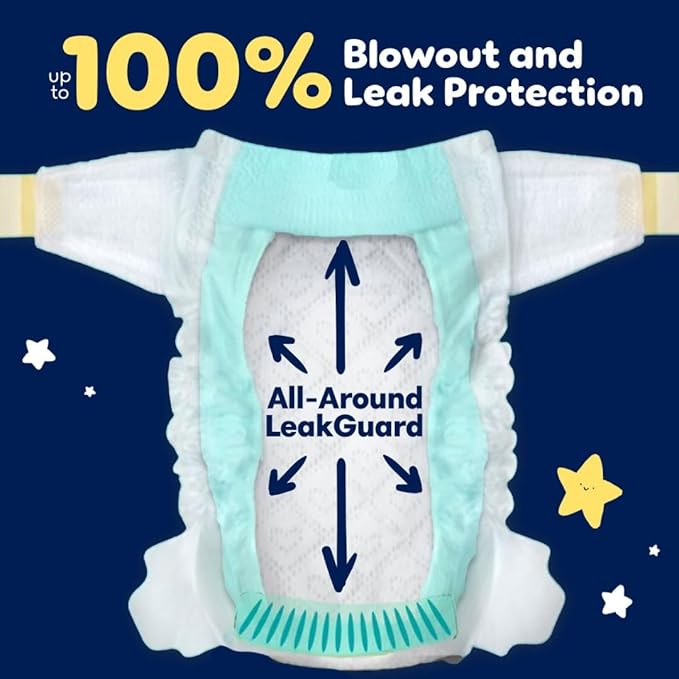 Pampers Swaddlers Overnights Pañales tamaño 7, 36 unidades, pañales desechables GRADO B