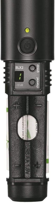 SHURE BLX288/SM58 SISTEMA INALAMBRICO DUAL CON MIC DE MANO. COLOR NEGRO GRADO B