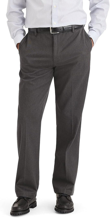 PANTALÓN SIGNATURE KHAKI STRAIGHT FIT IRON FREE CON STAIN DE GRIS CLARO 32 32 GRADO B