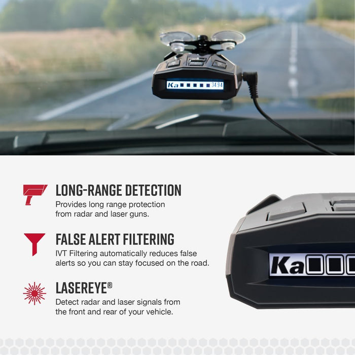 COBRA RAD 450 LASER RADAR DETECTOR: LARGO ALC GRADO B