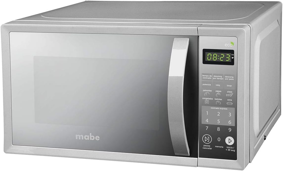 Microondas Mabe | 0.7 Pies (20L) | Acabado Gris | Funciones Express Cook | Display LED | Grado A ✨