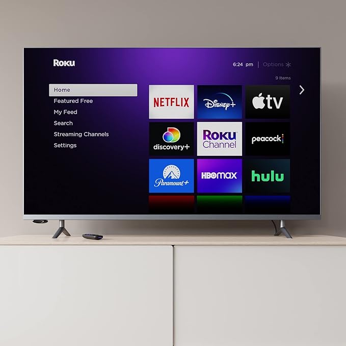 ROKU - Dispositivo de transmisión HD Express con Cable HDMI de Alta Velocidad y Control Remoto Simple, configuración guiada y Wi-Fi rápido Grado A