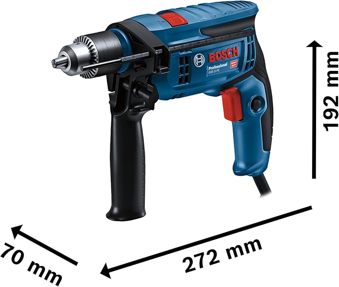Rotomartillo Gsb 13 Re 750w 5 Brocas Y Maletín Bosch GRADO B