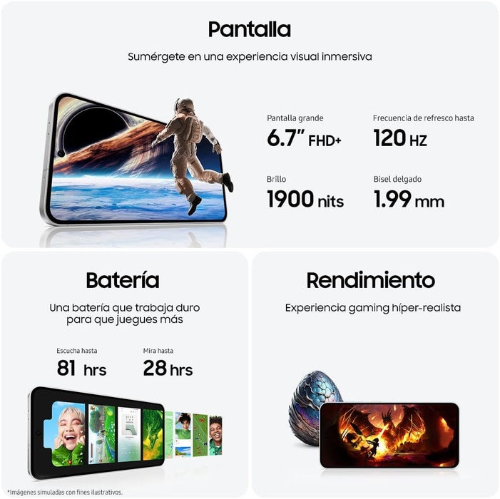 Teléfono Celular Samsung Galaxy S24 Fe 5g 128gb 8gb Ram 6.7 Galaxy Ai Screen GRADO A