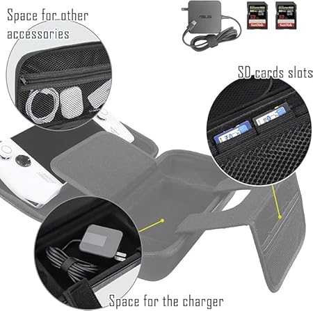 Funda Kit Y Bolsa De Almacenamiento Para Asus Rog Ally