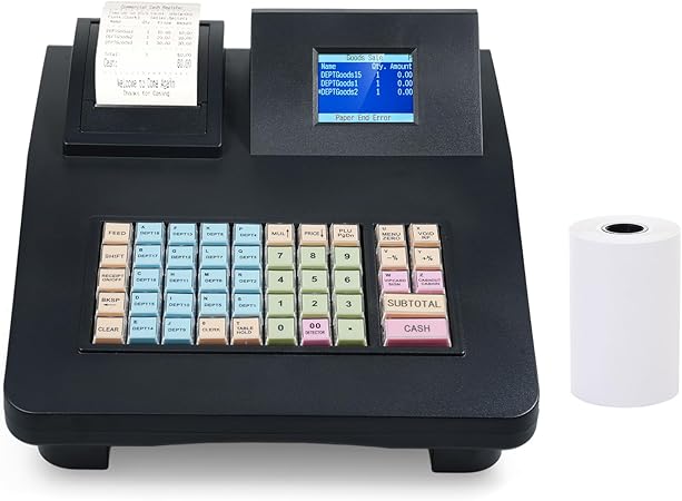 CAJA REGISTRADORA ELECTRÓNICA DE 8 DÍGITOS CON 48 TECLAS Y PUERTO USB GRADO A