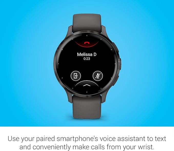 SMARTWATCH GARMIN VENU 3S 010 02785 02 DISPLAY DE 1 2 CON CORREA COLOR NEGRO GRADO A