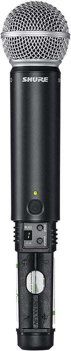 SHURE BLX288/SM58 SISTEMA INALAMBRICO DUAL CON MIC DE MANO. COLOR NEGRO GRADO B