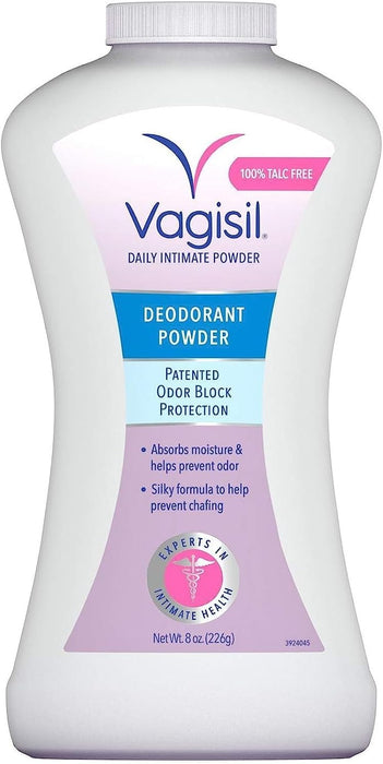 Vagisil Deodorant Powder 8 oz (Pack of 3) GRADO B