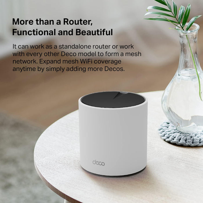 SISTEMA DE WI-FI EN MALLA ROUTER INALÁMBRICO DECO X55 TP-LINK GRADO A