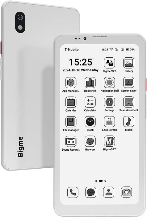 E-Reader / Smartphone E-Ink Bigme HiReader Pro / HiBreak 6GB RAM / 128GB (Grado B)