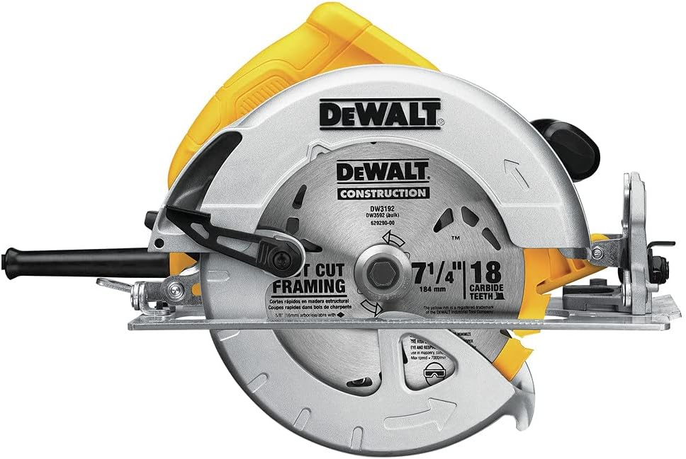 Sierra Circular Dewalt Dw-575 7-1/4 Pulgadas 1800w Frecuencia 60 Grado B