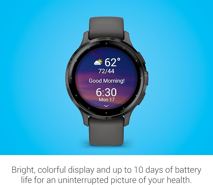 SMARTWATCH GARMIN VENU 3S 010 02785 02 DISPLAY DE 1 2 CON CORREA COLOR NEGRO GRADO A