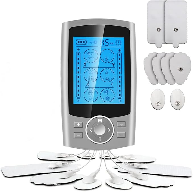 Estimulador Electrico Pulso Recargable 36modos, 8pads - Grado B