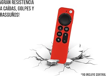 funda control remoto apple tv 94 COLOR ROJO